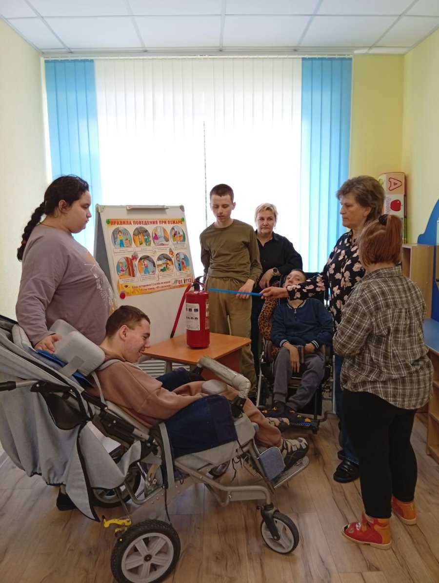 Занятие по пожарной безопасности